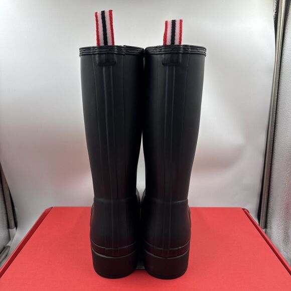 New In Box Women's Hunter Play Tall Boots Rain Boot Shoes BLACK Size: 8 US / 6UK - Picture 4 of 16